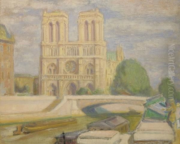 Notre Dame, Paris Oil Painting by Alexander Munro