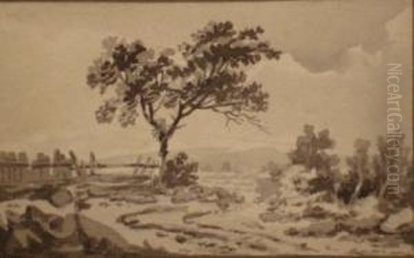 Landscape View Oil Painting by Thomas, Dr Munro