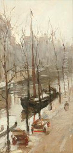 River Scene by Josephine Muntz-Adams