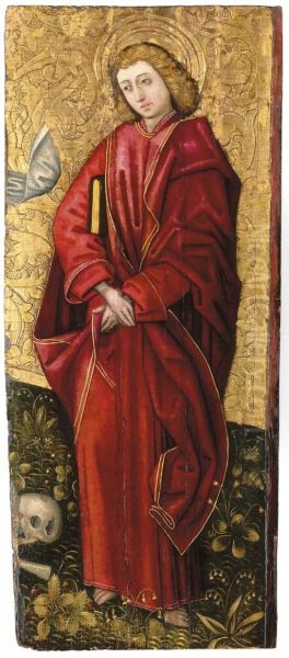 Saint John The Evangelist Oil Painting by Peter Murer