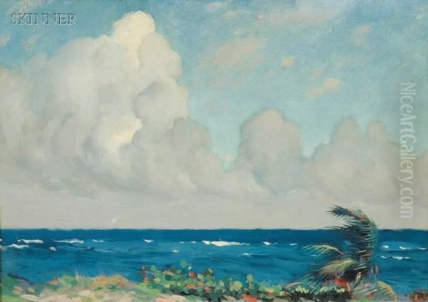 The Blue Sea Oil Painting by Hermann Dudley Murphy