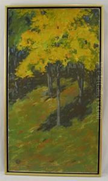 Autumn Shadows Oil Painting by Hermann Dudley Murphy