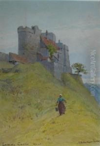 Lynne Castle, Kent Oil Painting by Alexander Henry Hallam Murray