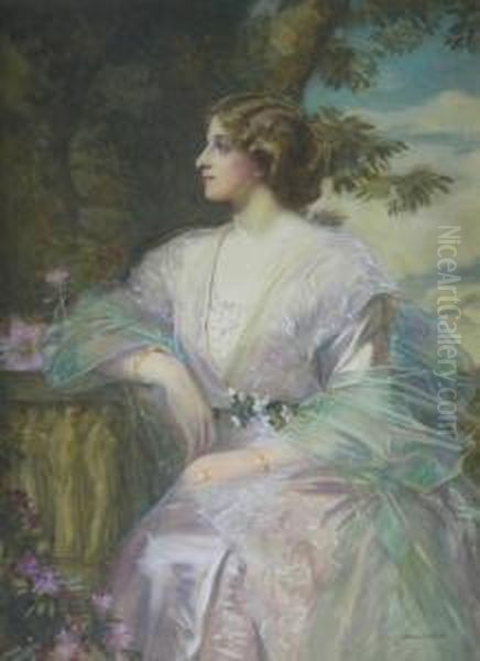 Flora Oil Painting by George Murray