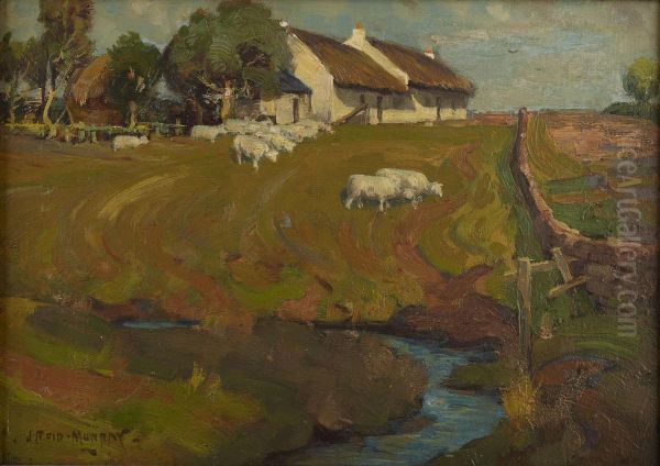 The Steading Oil Painting by John Reed Murray