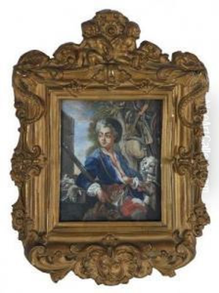 Le Jeune Chasseur Oil Painting by Robert Mussard