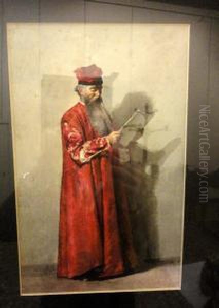 Doge Vestito Di Rosso Oil Painting by Benedetto Musso