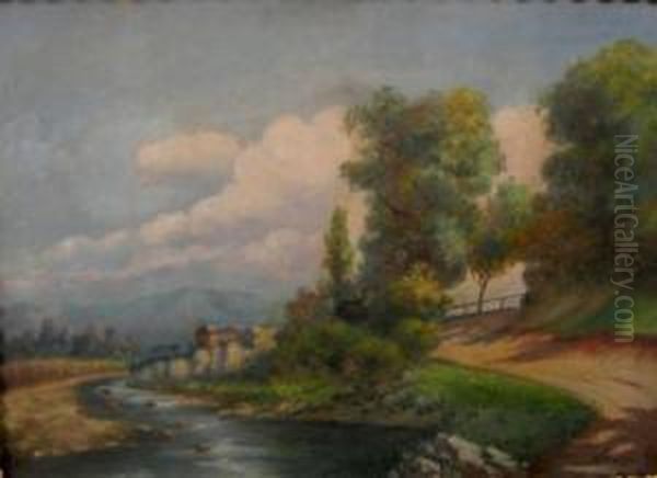 Canavese Oil Painting by Giulio Musso