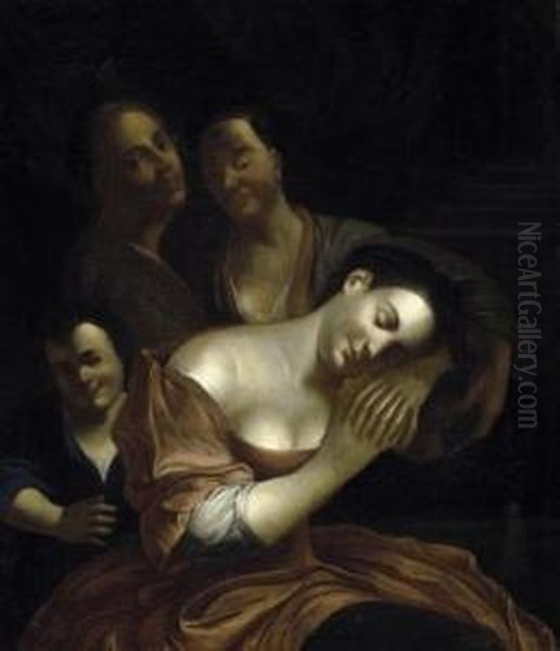 The Sleeping Maid Oil Painting by Willem Muys