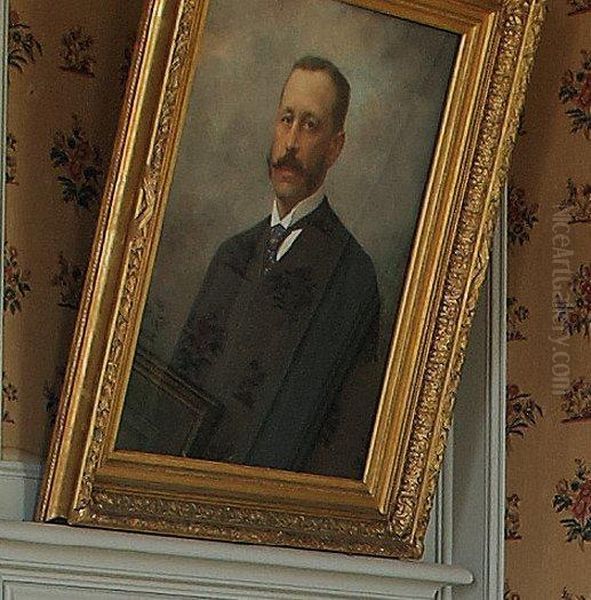 Portrait De Philippe De Croix Oil Painting by Nadar