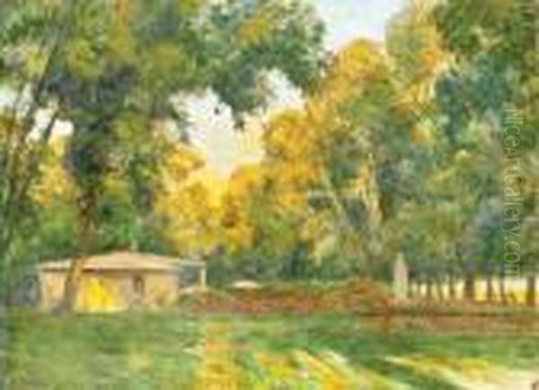 Parkreszlet Oil Painting by Robert Nadler