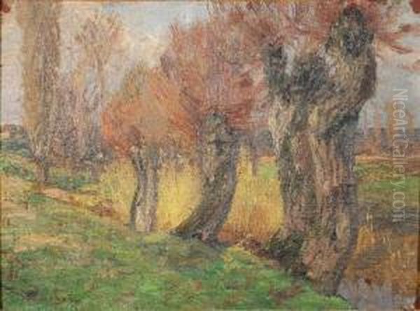 Landscape Oil Painting by Wilhelm Nagel