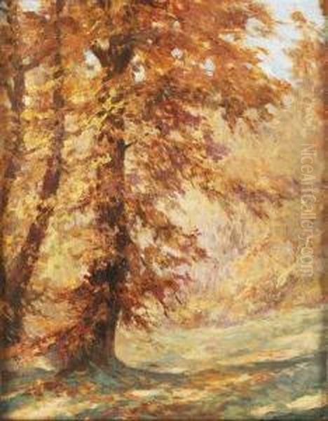 Aranylo Osz Oil Painting by Janos Nagy Balogh