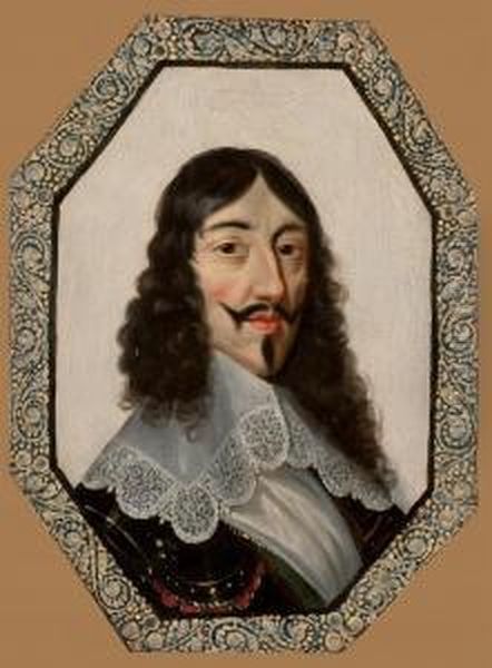 Portrait De Louis Xiii Oil Painting by Robert Nanteuil