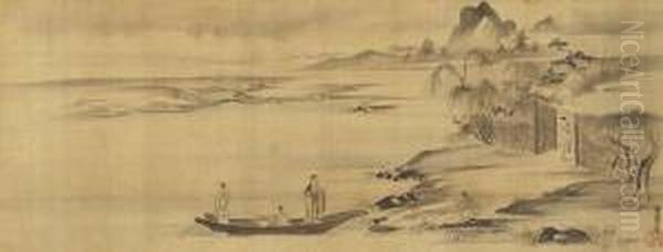 Kikyorai (gui Qu-lai) Oil Painting by Kano Naonobu