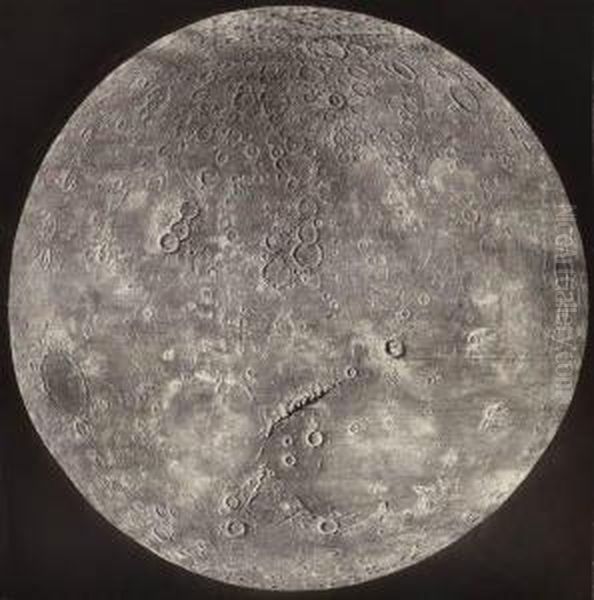 The Moon: Considered As A Planet, 
A World, 
And A Satellite Oil Painting by James Nasmyth