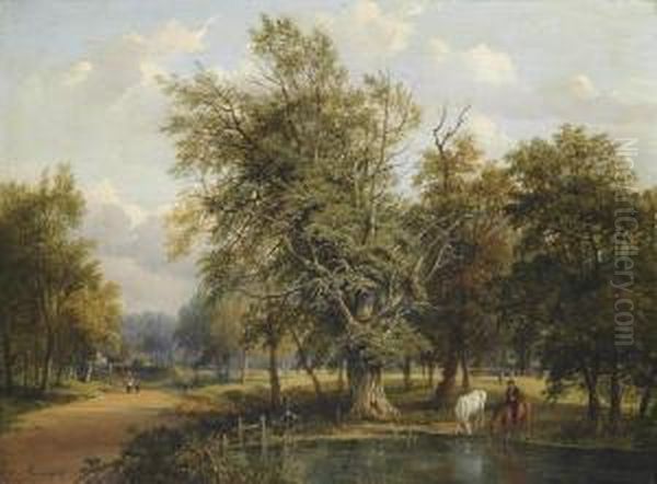 On Putney Heath Oil Painting by Jane Nasmyth