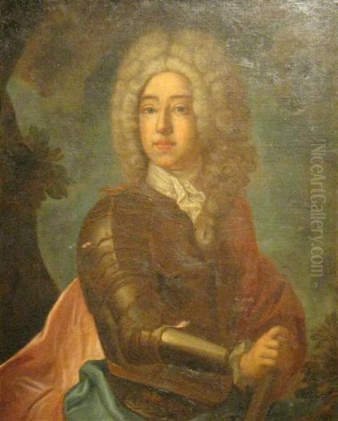 Grandson Of Queen Victoria Of Austria Oil Painting by Jean-Baptiste Nattier