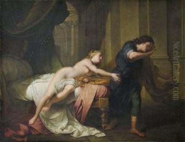 Joseph Sollicite Par La Femme De Putiphar Toile Oil Painting by Jean-Baptiste Nattier