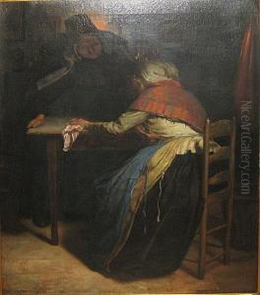 La Consolatrice Oil Painting by Georges Nauwelaerts