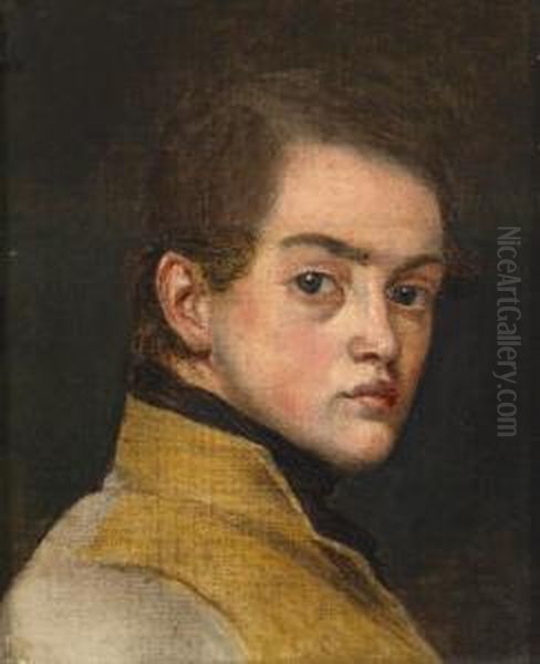 Self-portrait Oil Painting by Johann Michael Neder