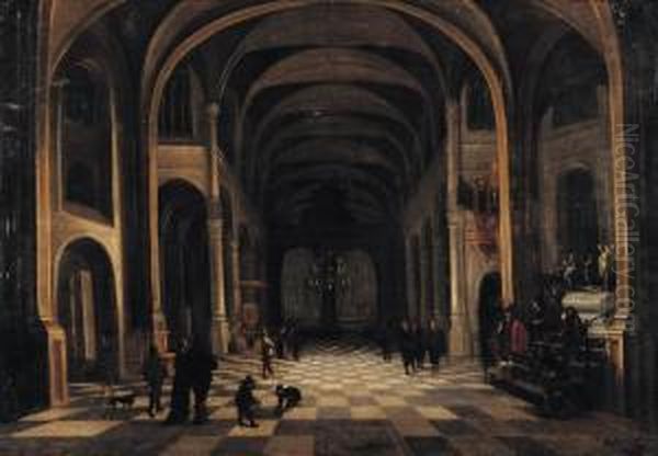 Interieur D'eglise Oil Painting by Peeter, the Elder Neeffs