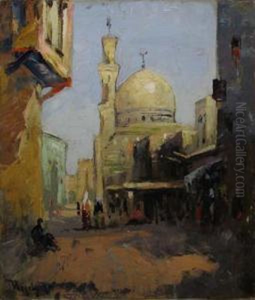 Strada In Orient by Rudolf Negely