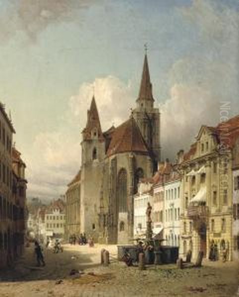 Markgrat Georg Well, Ansbach Oil Painting by Michael Neher