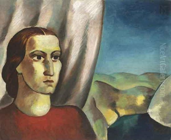 Figura De Mulher Oil Painting by Ismael Nery