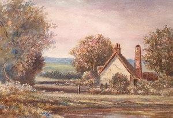 Ormsby Broad Oil Painting by Frances E. Nesbitt