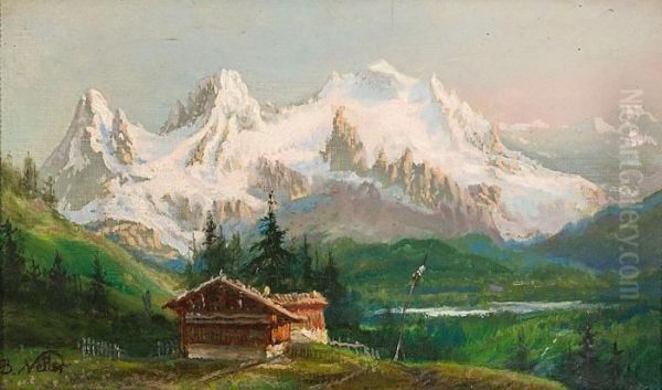 Paisaje Alpino Oil Painting by Benjamin Netter