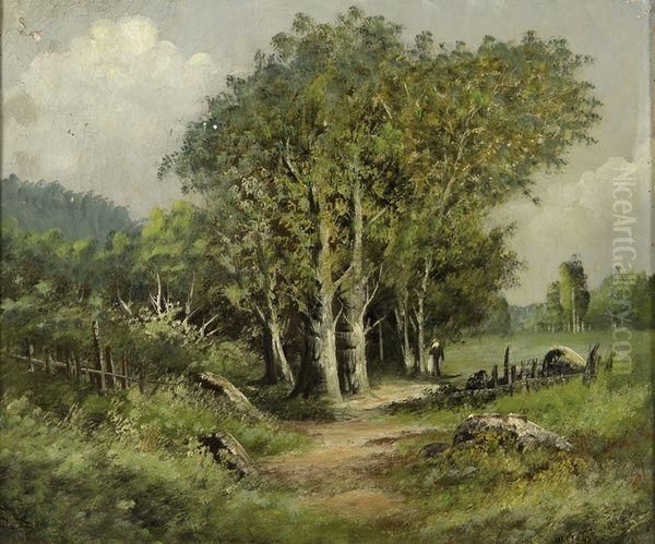 Paysage Oil Painting by Benjamin Netter