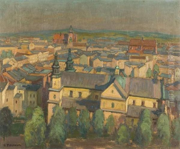 Cracow Oil Painting by Abraham Neumann