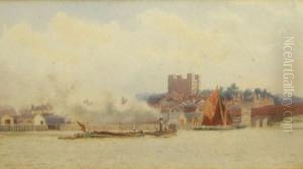 Inscribed Rochester Oil Painting by Louis Neville