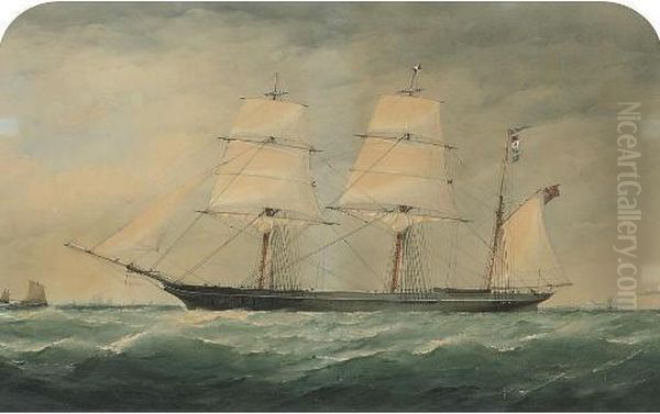 The P. & O. Sailing Transport Oil Painting by Richard Henry Neville-Cumming