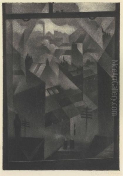 From An Office Window by Christopher R. Wynne Nevinson