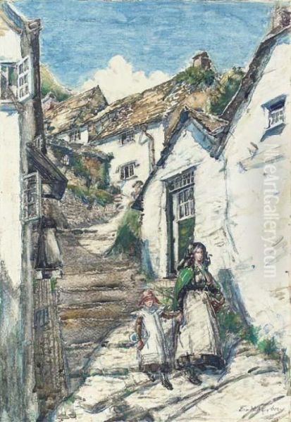 The Winding Path Oil Painting by Francis Henry Newbery