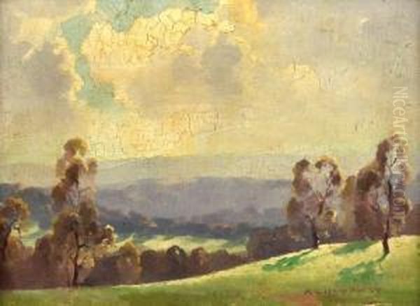 The Valley Oil Painting by Albert Ernest Newbury