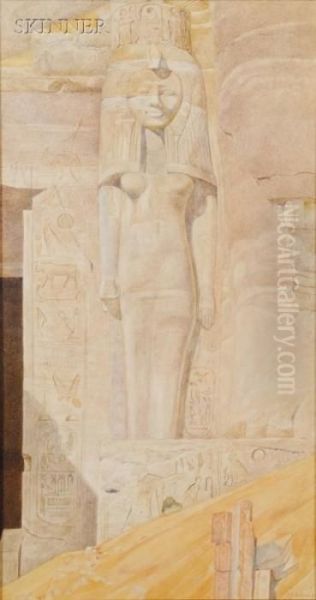 Queen Nefertiti Oil Painting by Henry Roderick Newman