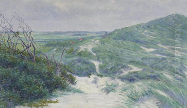 A View Of Zoutelande Oil Painting by Ferdinand Hart Nibbrig