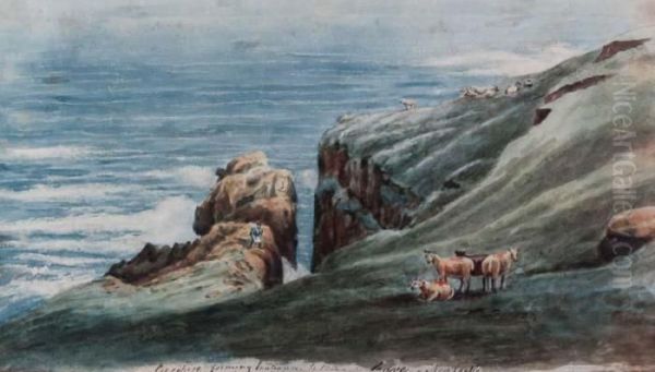 Precipice Forming  Oil Painting by William Nicholl