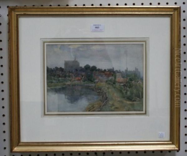 Arundel Oil Painting by George F. Nicholls