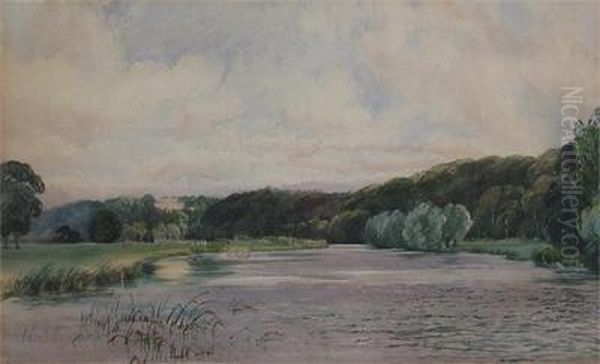 A View Of Cliveden Oil Painting by Emily Nicholson