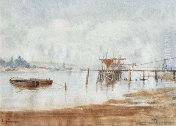 Motueka Oil Painting by John Howard Nicholson