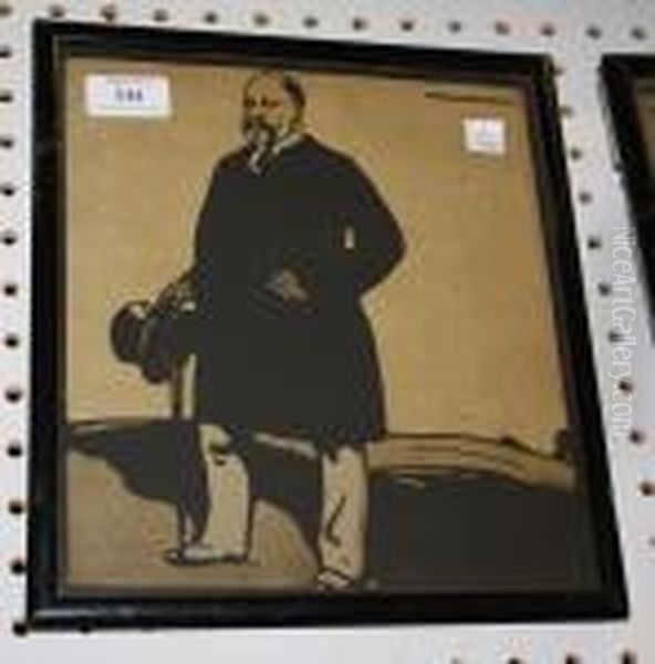 Full Length Portrait Of King Edward Vii Oil Painting by William Nicholson