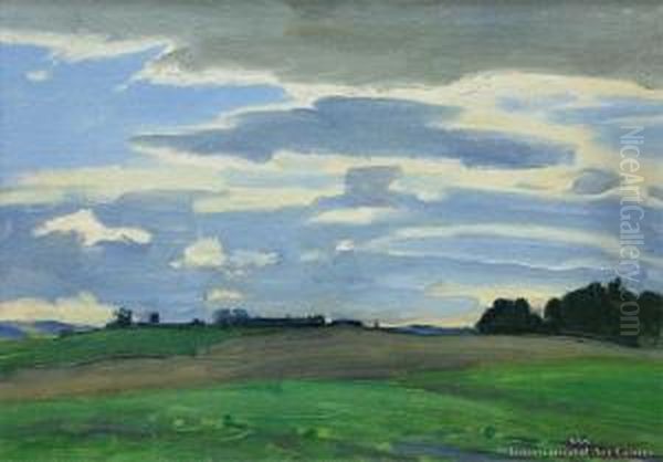 Canterbury Pastures by Archibald Frank Nicoll