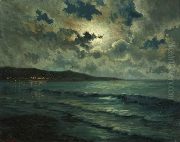 Moonlight Oil Painting by James Craig Nicoll