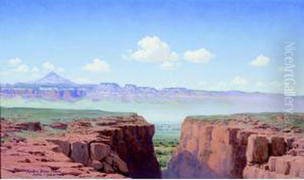 Canyon Scene by Audley Dean Nicols