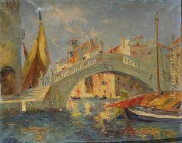 Venise Oil Painting by Francois Nicot