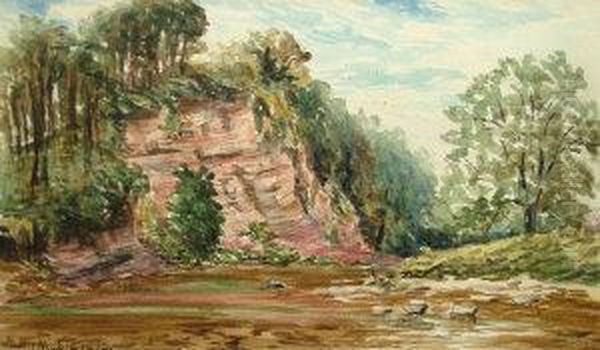 S Stay In Australia During 1886. On Return He Contributedarticles And Sketches To Castell Oil Painting by Herkis Hume Nisbet